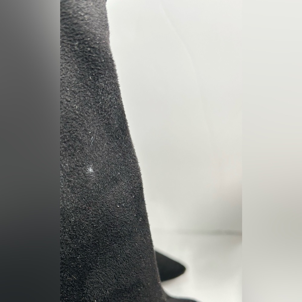 Badgley Mischka Mark + James Sock Boots Womens Black High Heel Pull On Sz 9 - Picture 11 of 11